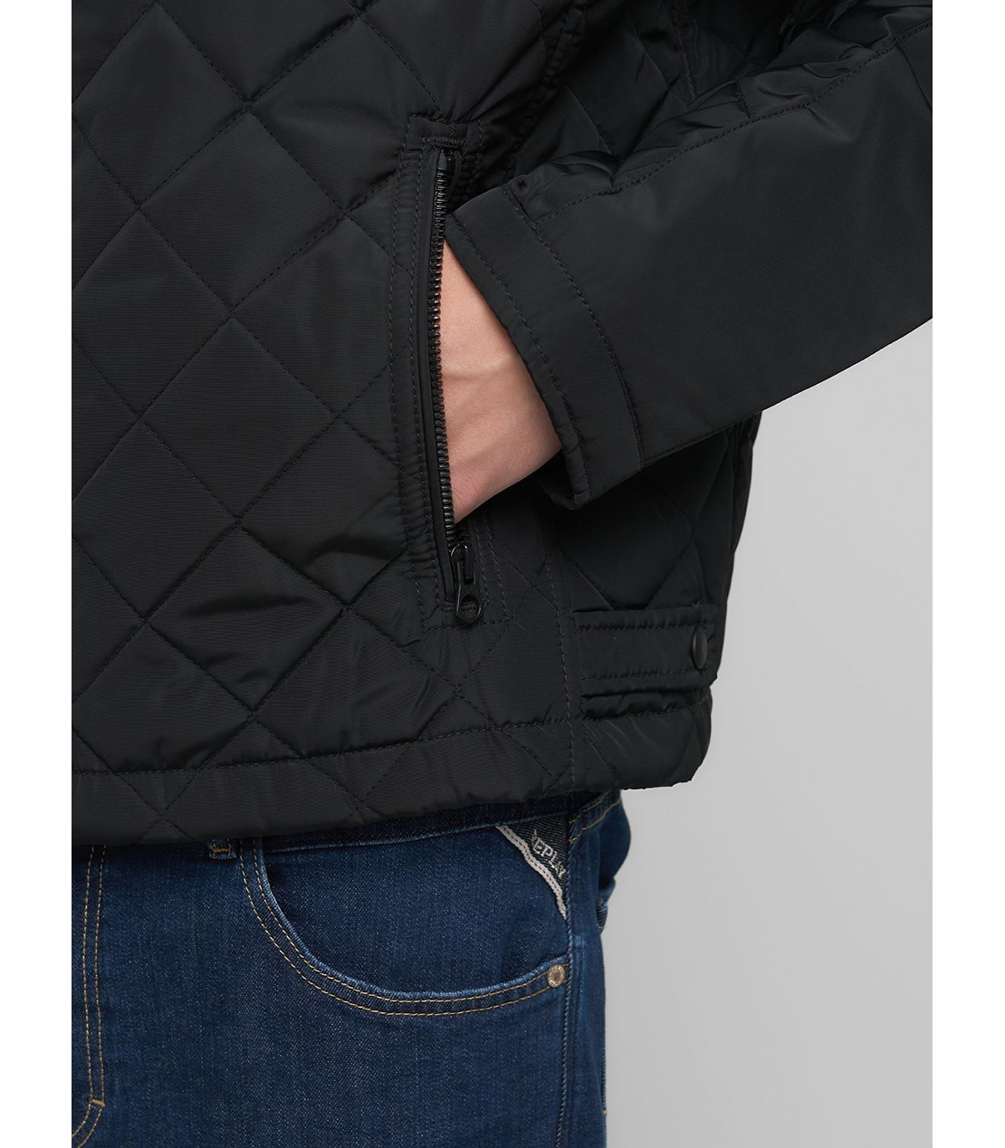 ショートキルティングライダージャケット 詳細画像 ブラック 6